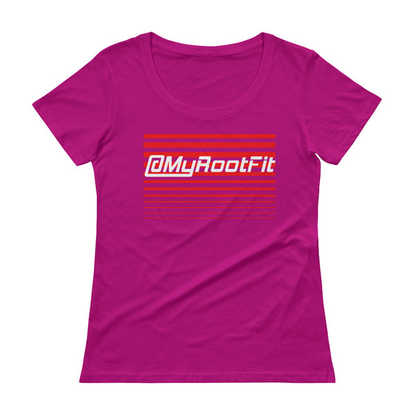 Ladies' Scoopneck Retro Shirt