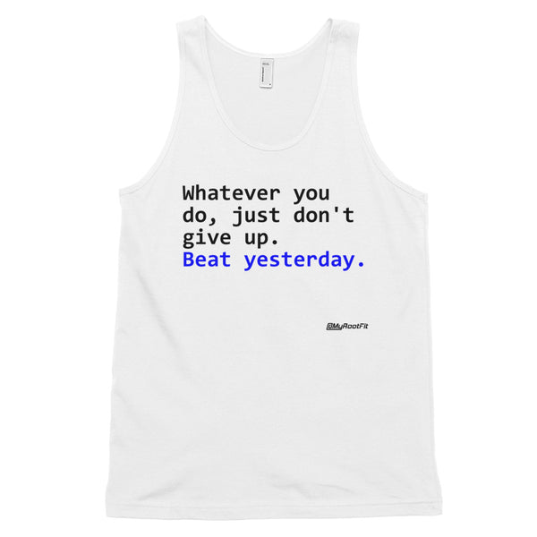 Beat Yesterday Men's Tank