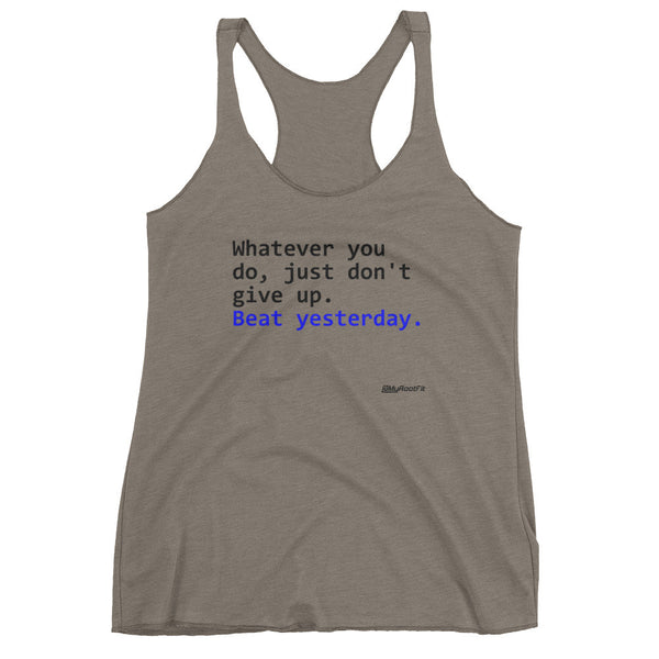 Beat Yesterday Woman's Tank